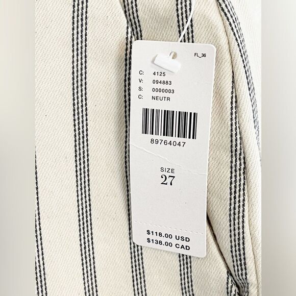 Anthropologie Pilcro Slim Trouser Bermuda Shorts. 27. NWT. - Picture 6 of 10